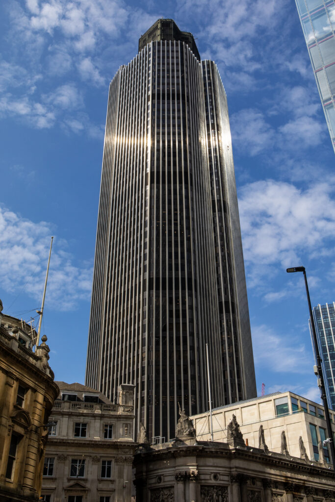 Tower 42 Skyscraper in the City of London, UK